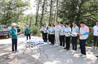 제336회 영동군의회 임시회 행정사무조사특별위원회 현장확인 대표이미지