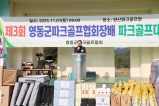 영동군파크골프협회장배 파크골프대회 대표이미지